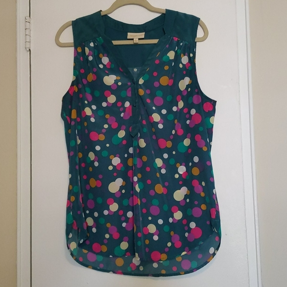 Modcloth Tops - ModCloth polka dot blouse